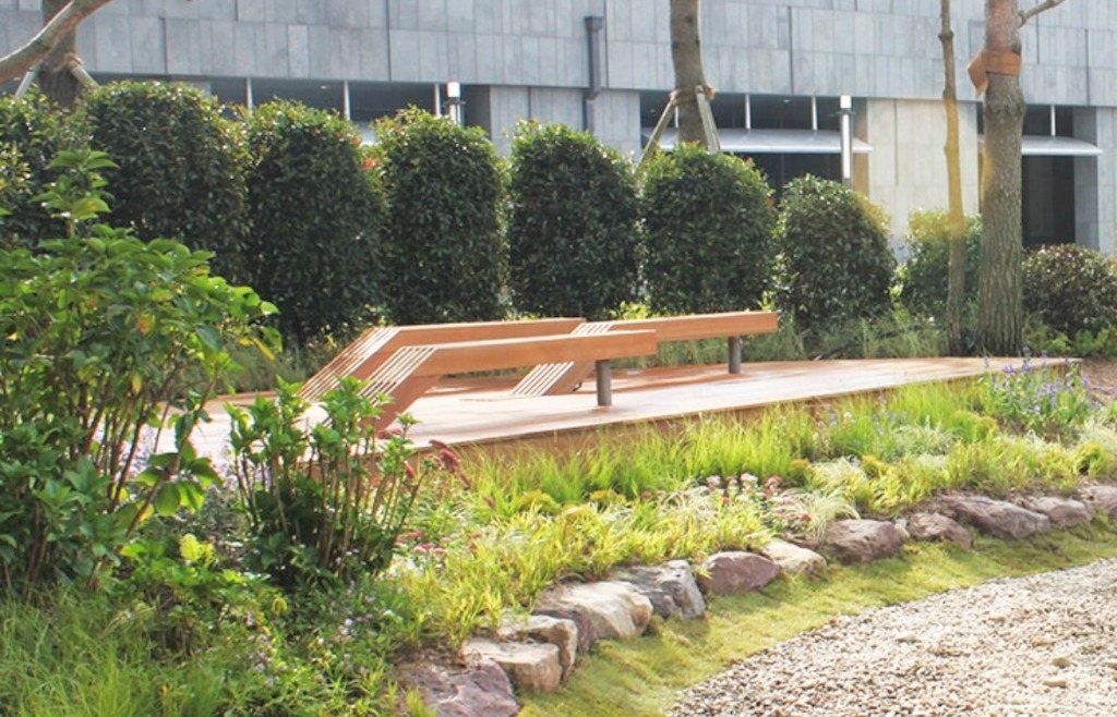 LIG 인재니움 맞이마당 정원 리모델링 - Image 1