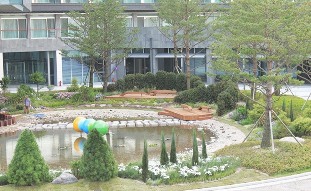 LIG 인재니움 맞이마당 정원 리모델링 - Image 2