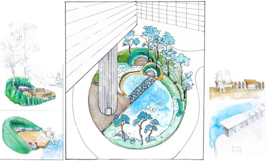 LIG 인재니움 맞이마당 정원 리모델링 - Image 4